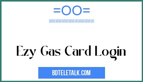 what is ezy gas smart card|ezy gaow logih.